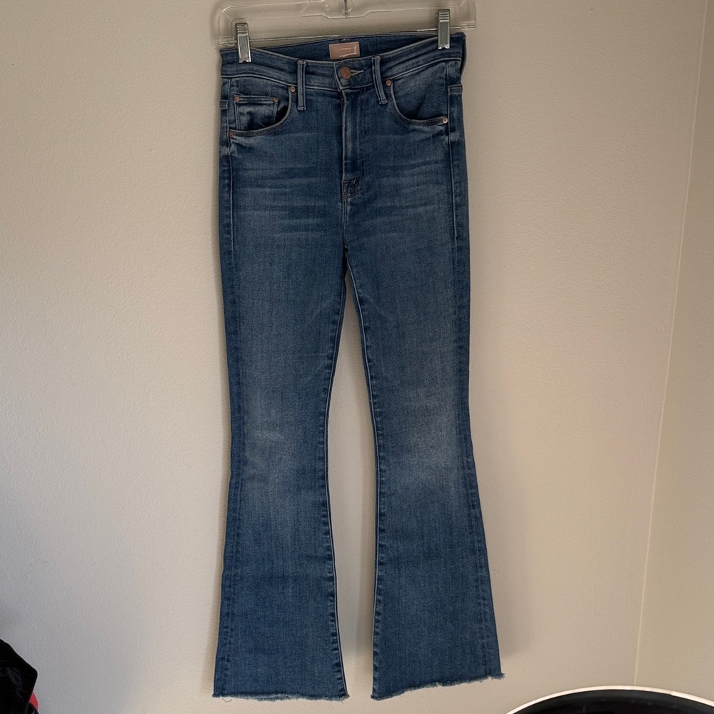 MOTHER Classic Blue Flare Jeans